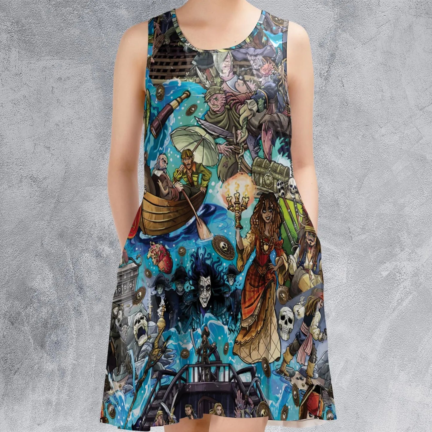 Sleeveless Dress - WETYM4GS