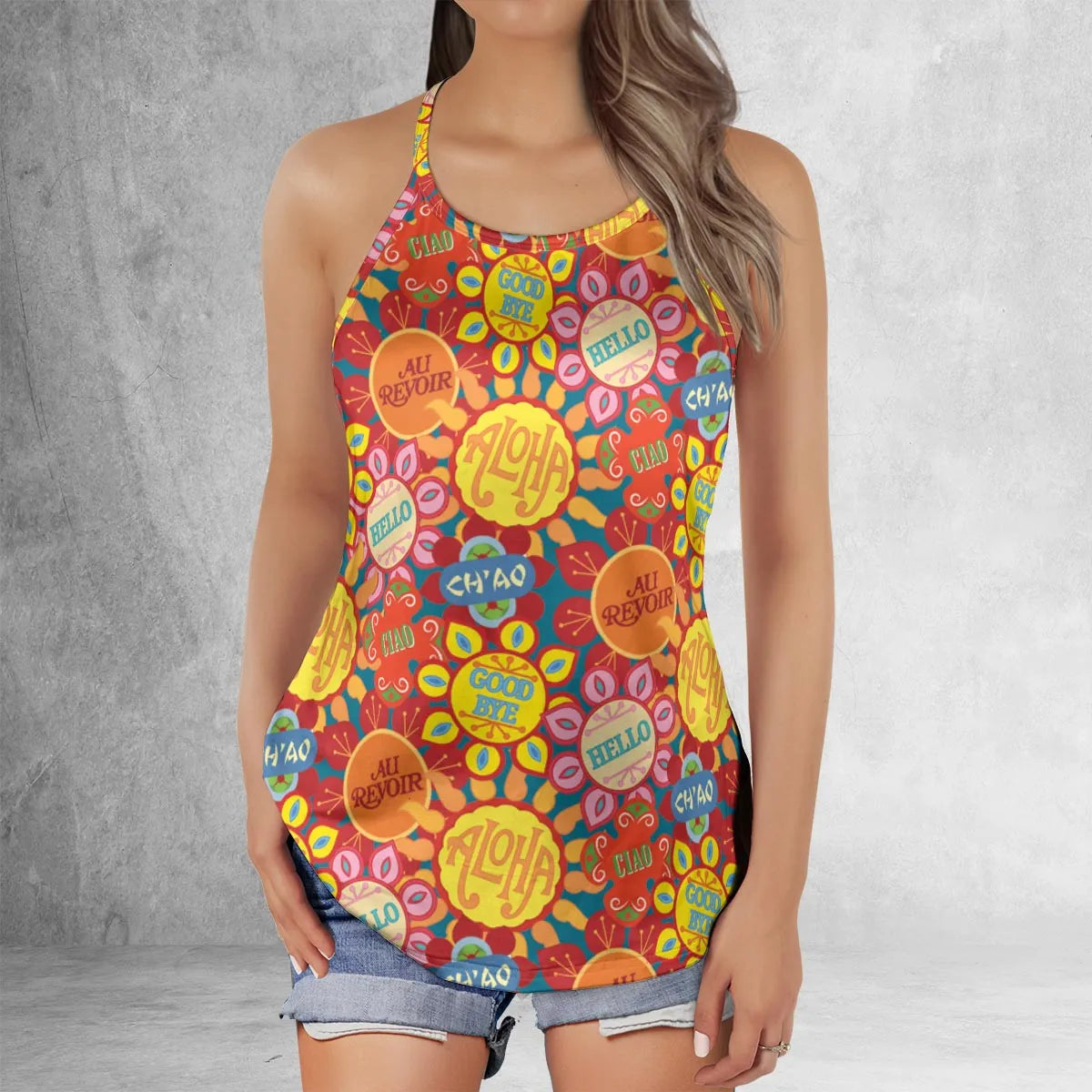 Criss Cross Tank Top - QQN24HFD