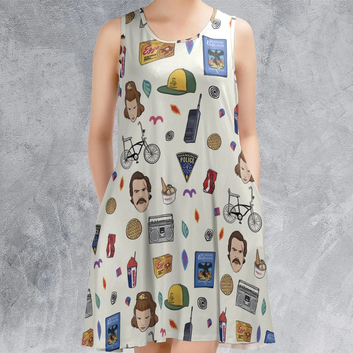 Sleeveless Dress - Q2UHNJ4Y