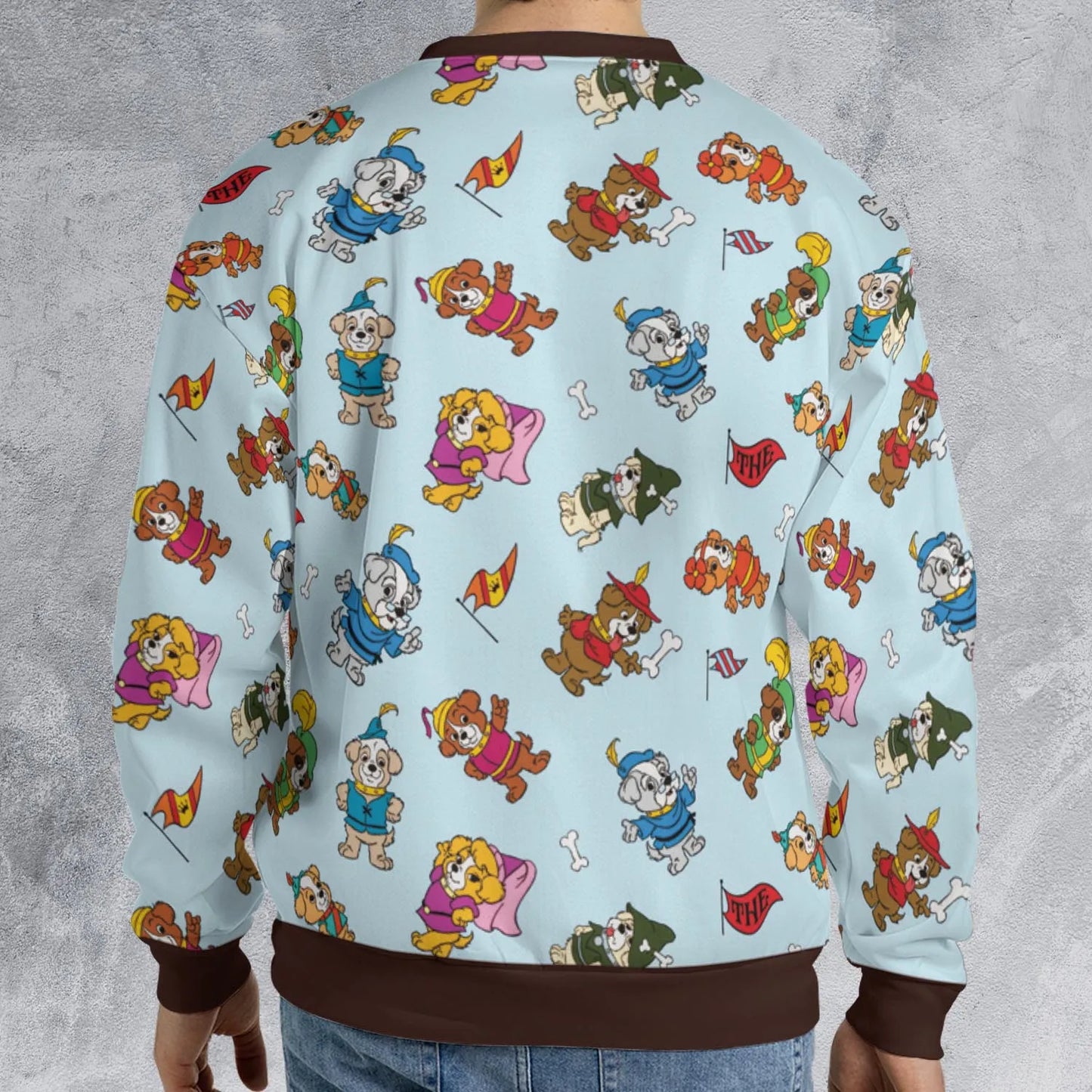 All-over Print Sweatshirt - 64ALKQDA
