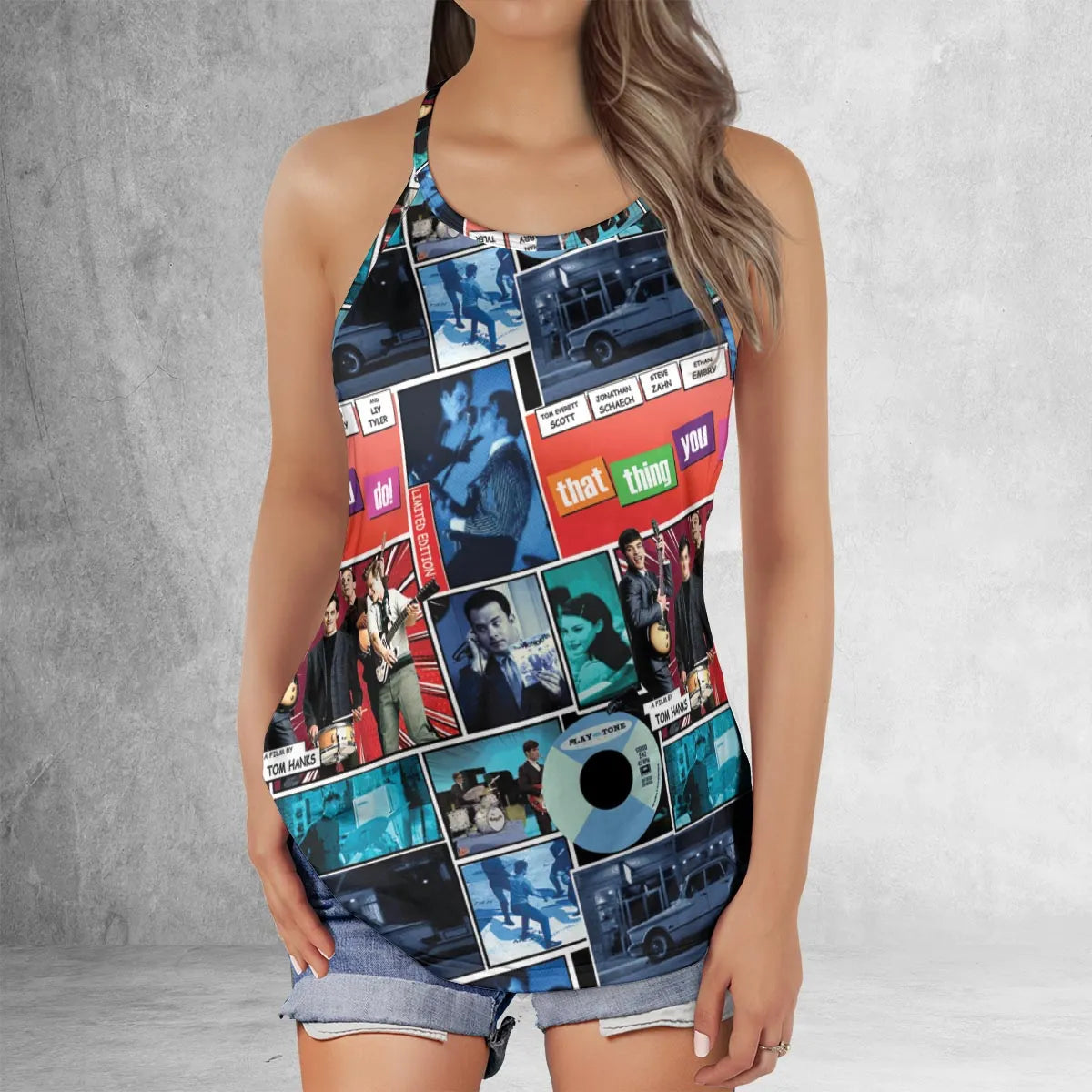Criss Cross Tank Top - XDVN4ZTK