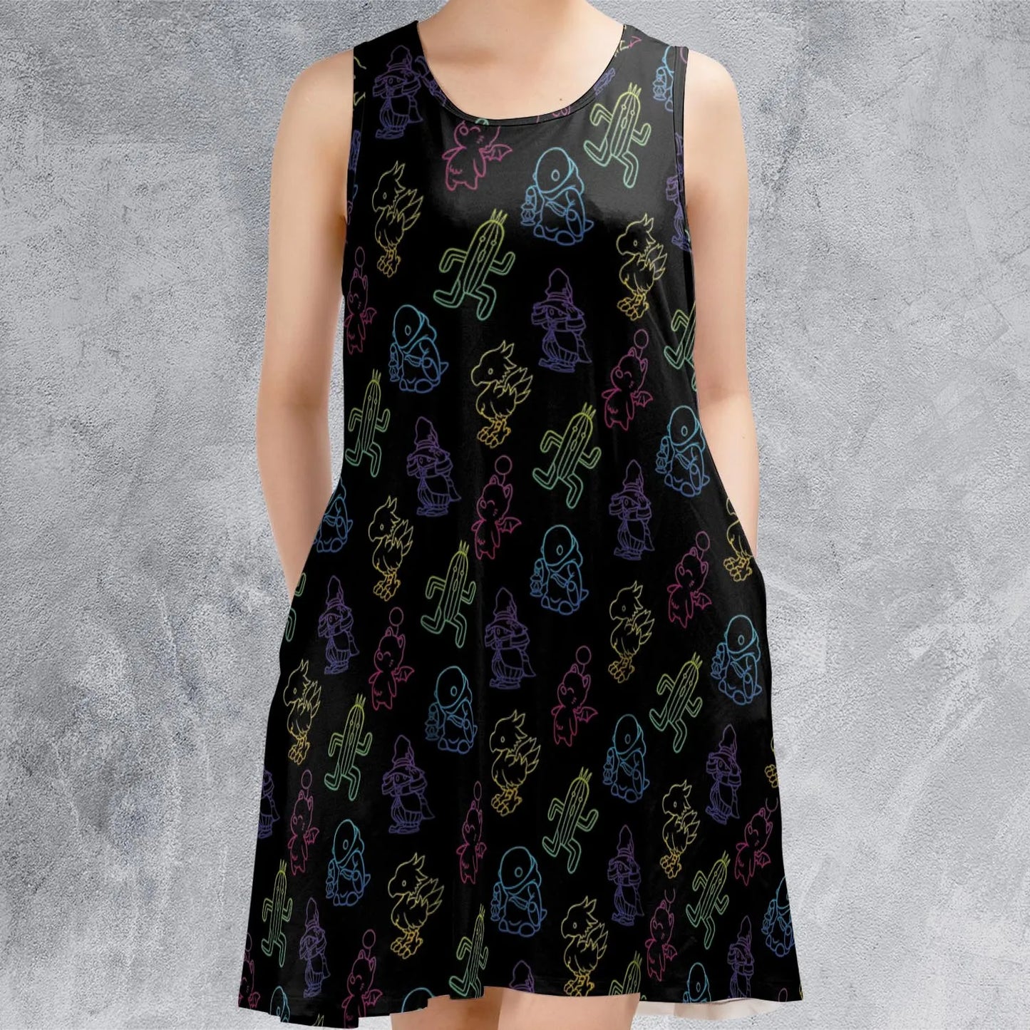 Sleeveless Dress - U9X2F6KP