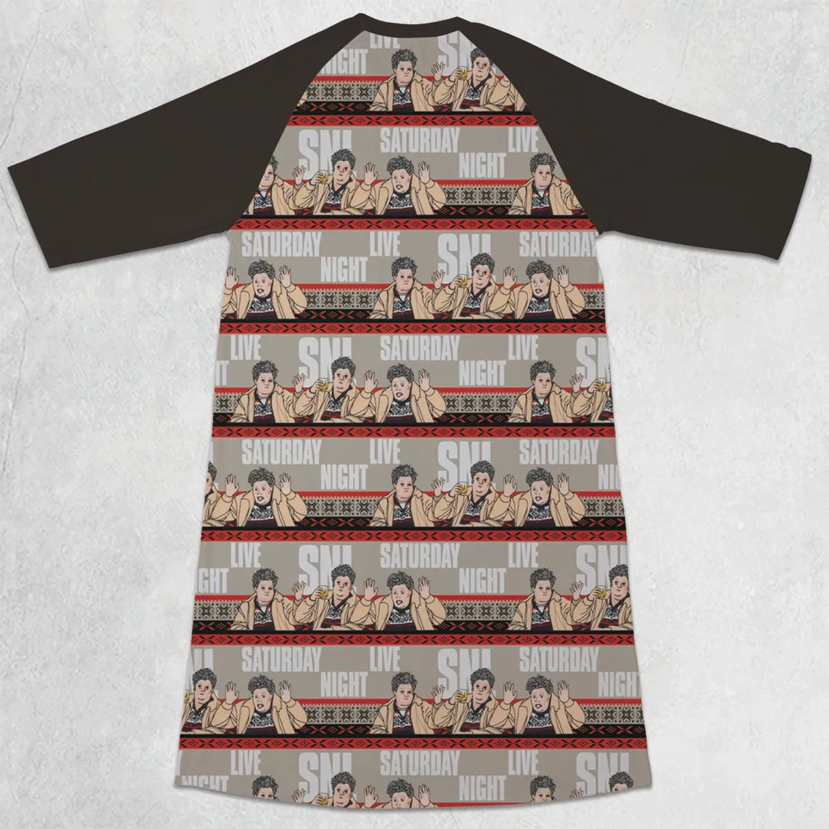 3/4 Sleeve Raglan Dress - VBVVLC9Z