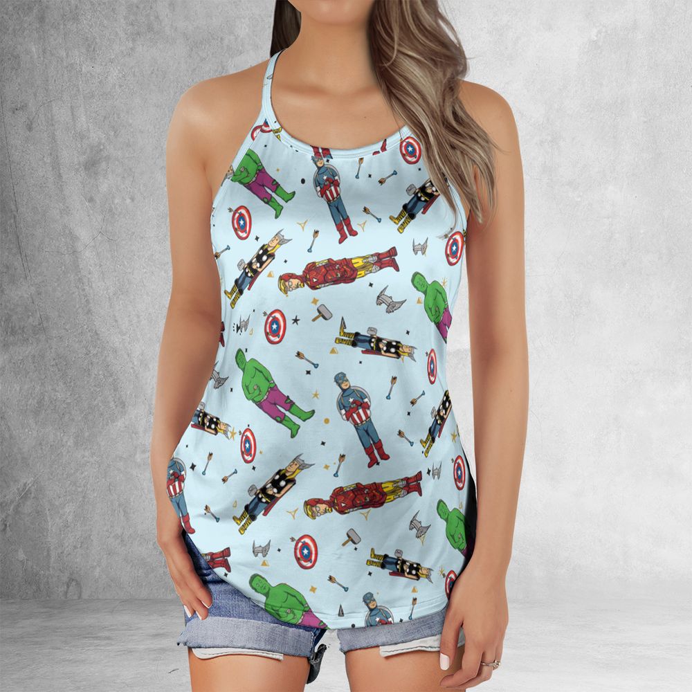 Criss Cross Tank Top - BPH9W9T7 -  - 2