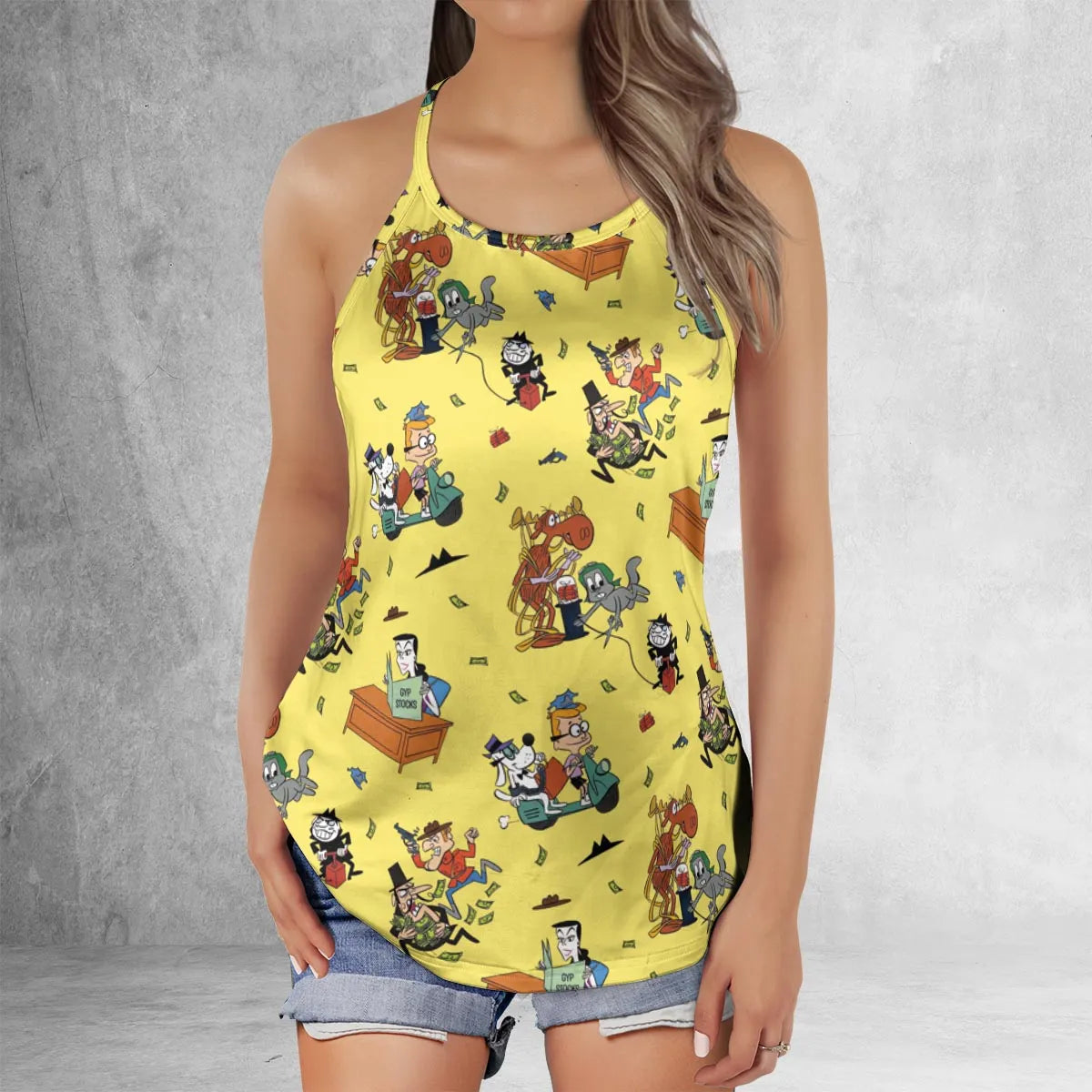 Criss Cross Tank Top - N636RKDC
