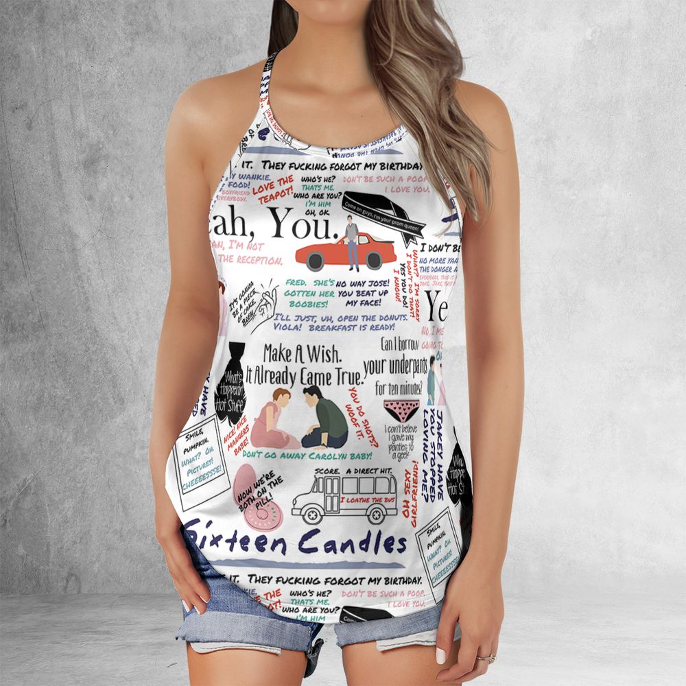 Criss Cross Tank Top - BRQ317B7 -  - 2