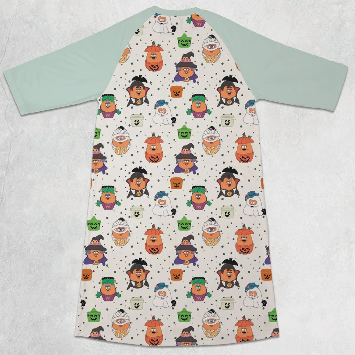 3/4 Sleeve Raglan Dress - 53P7FLVY