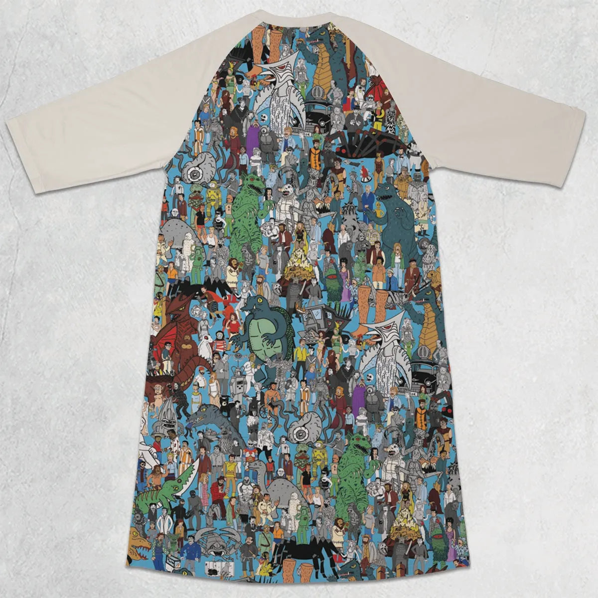 3/4 Sleeve Raglan Dress - 6Z25J8DH
