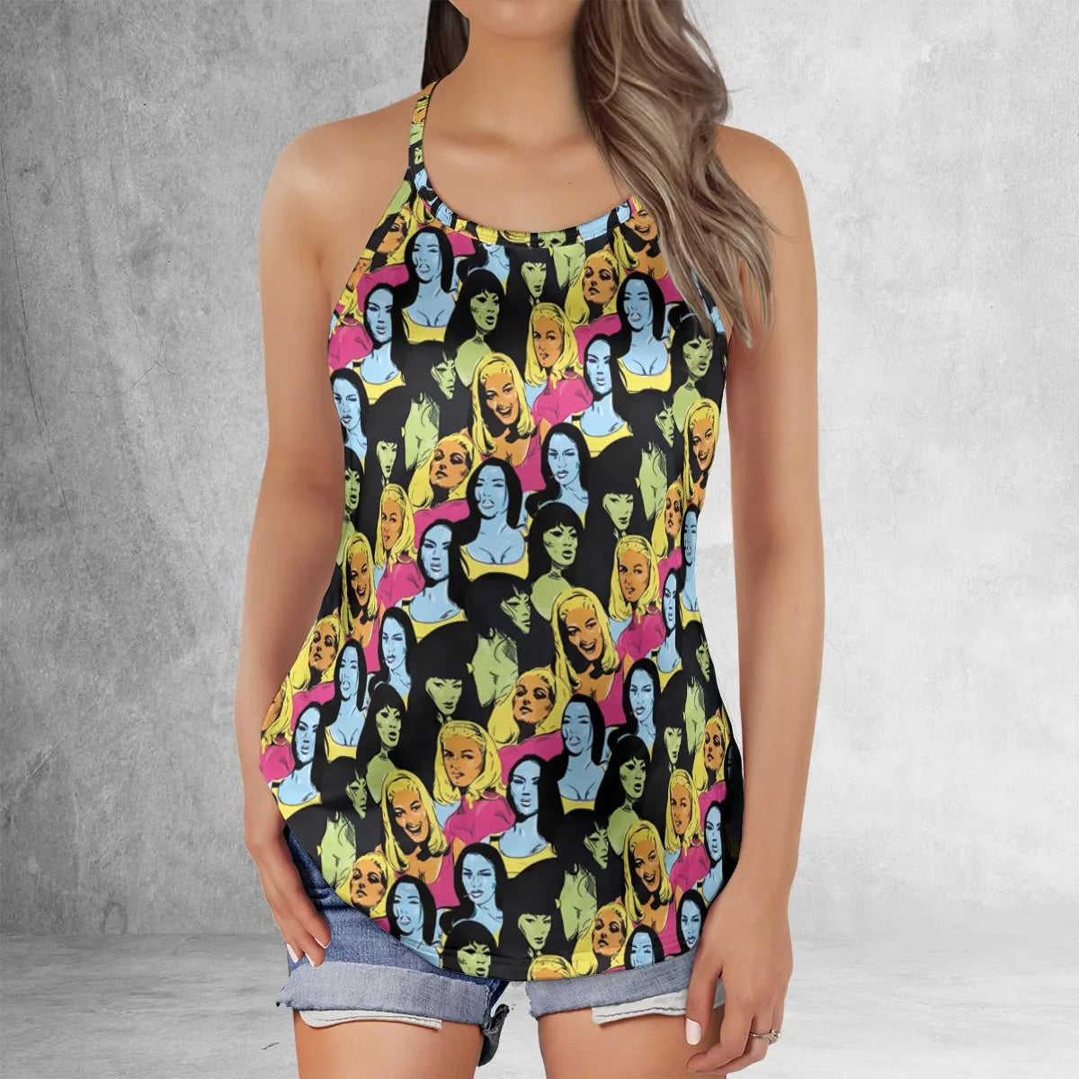 Criss Cross Tank Top - FQ8KMDR4