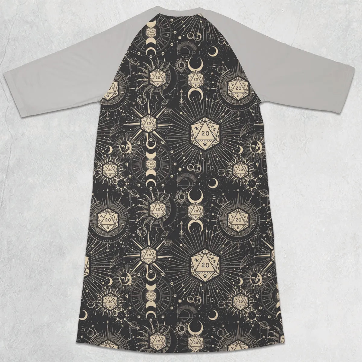 3/4 Sleeve Raglan Dress - W4QDJQ92