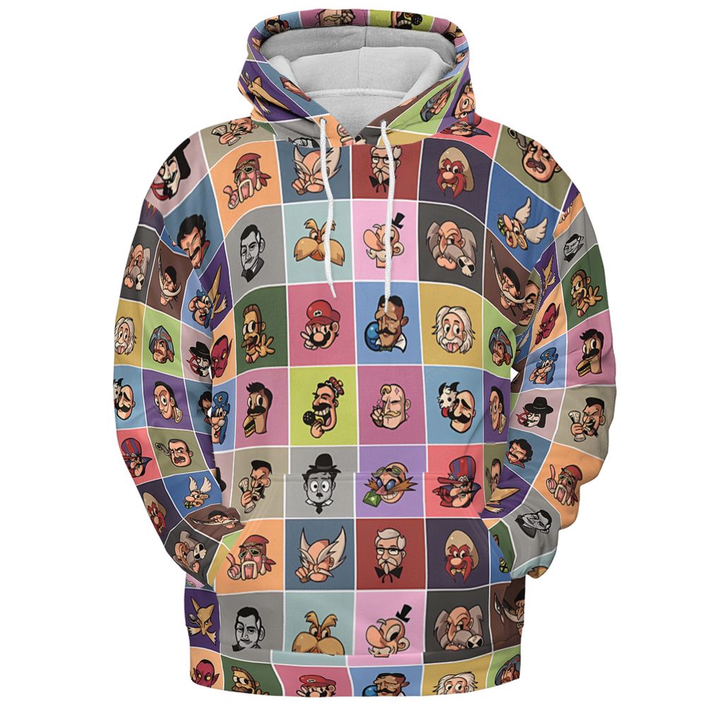 All-over Print Hoodie - F8U4WXL5 -  - 2