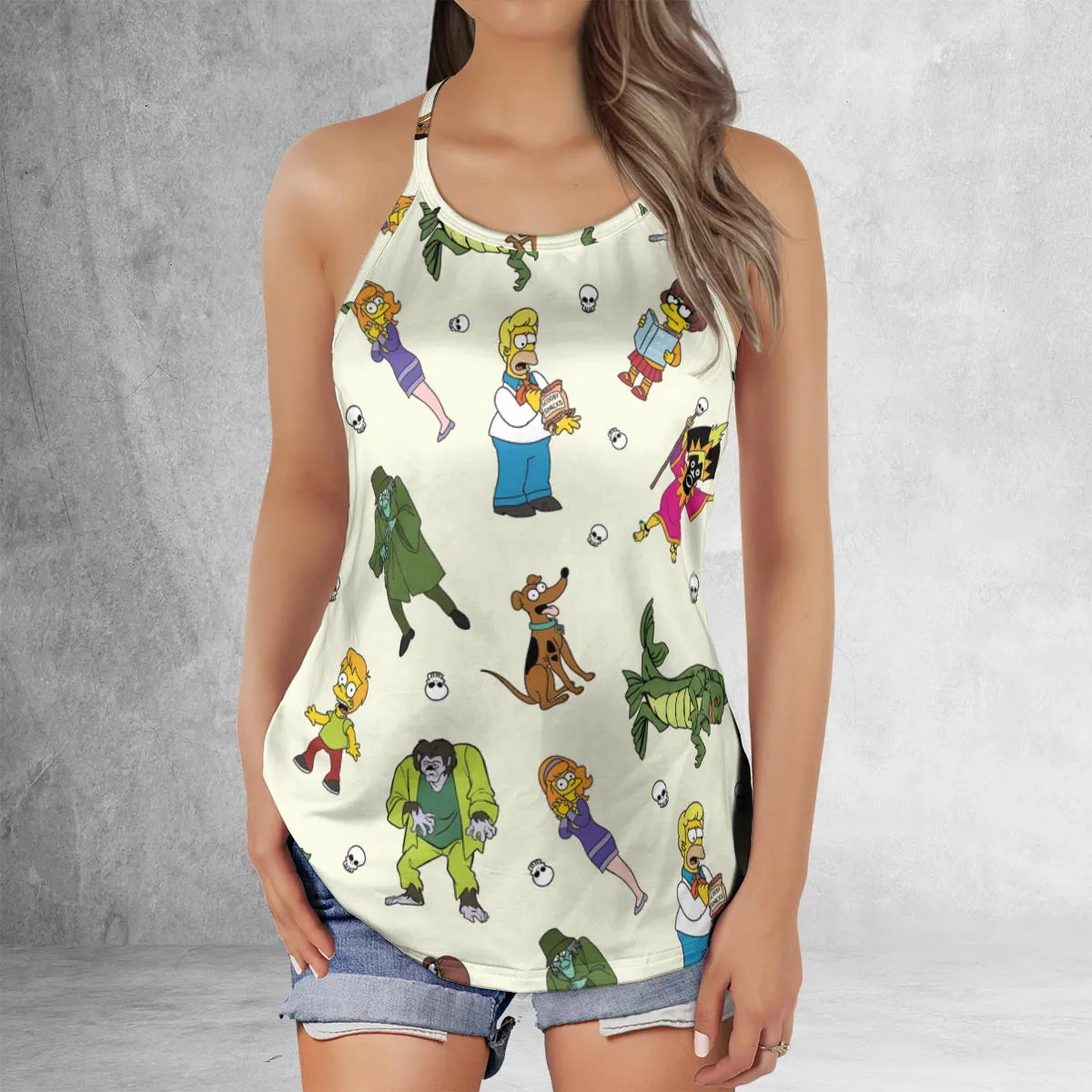 Criss Cross Tank Top - 2EUFCF2Q