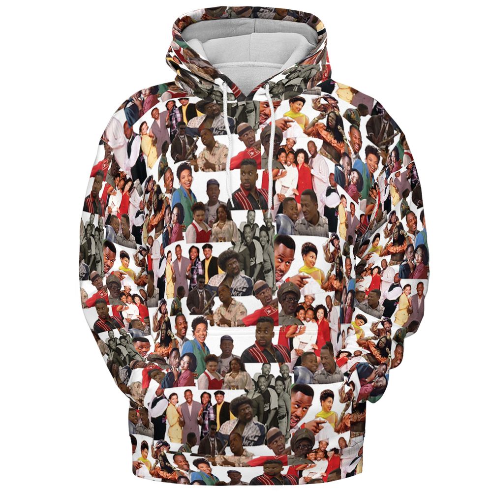 All-over Print Hoodie - 4JFKF5DH -  - 2