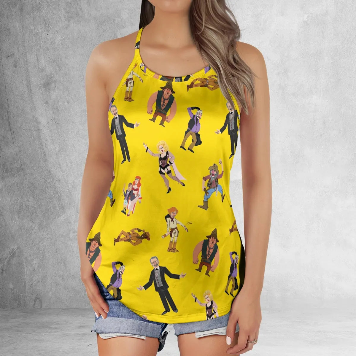 Criss Cross Tank Top - C9EJKP61