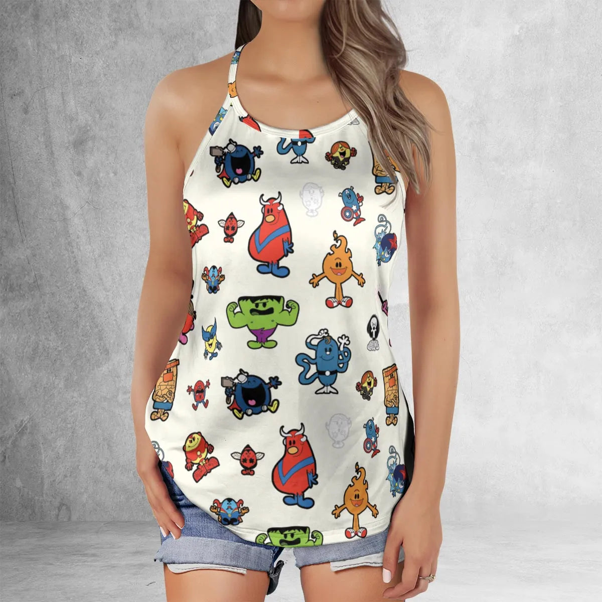 Criss Cross Tank Top - S571HUAS