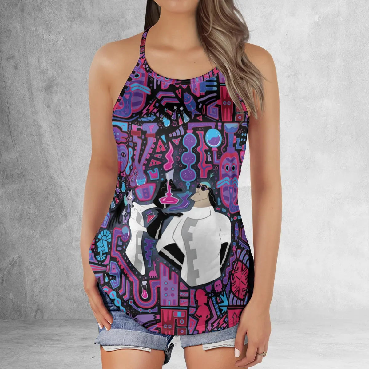 Criss Cross Tank Top - 99MD1TLC