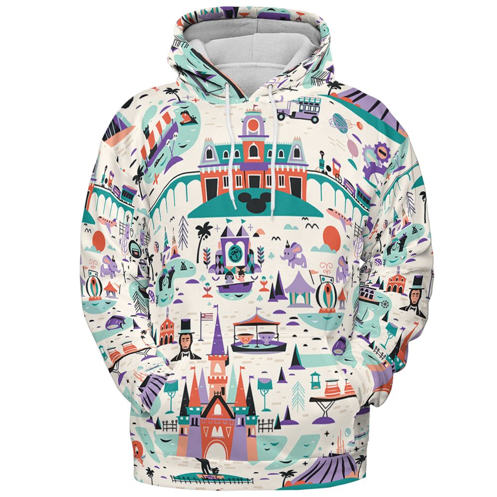 All-over Print Hoodie - V9NEHE3N -  - 2