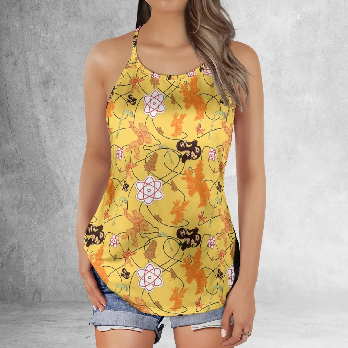Criss Cross Tank Top - MTE7LZY1