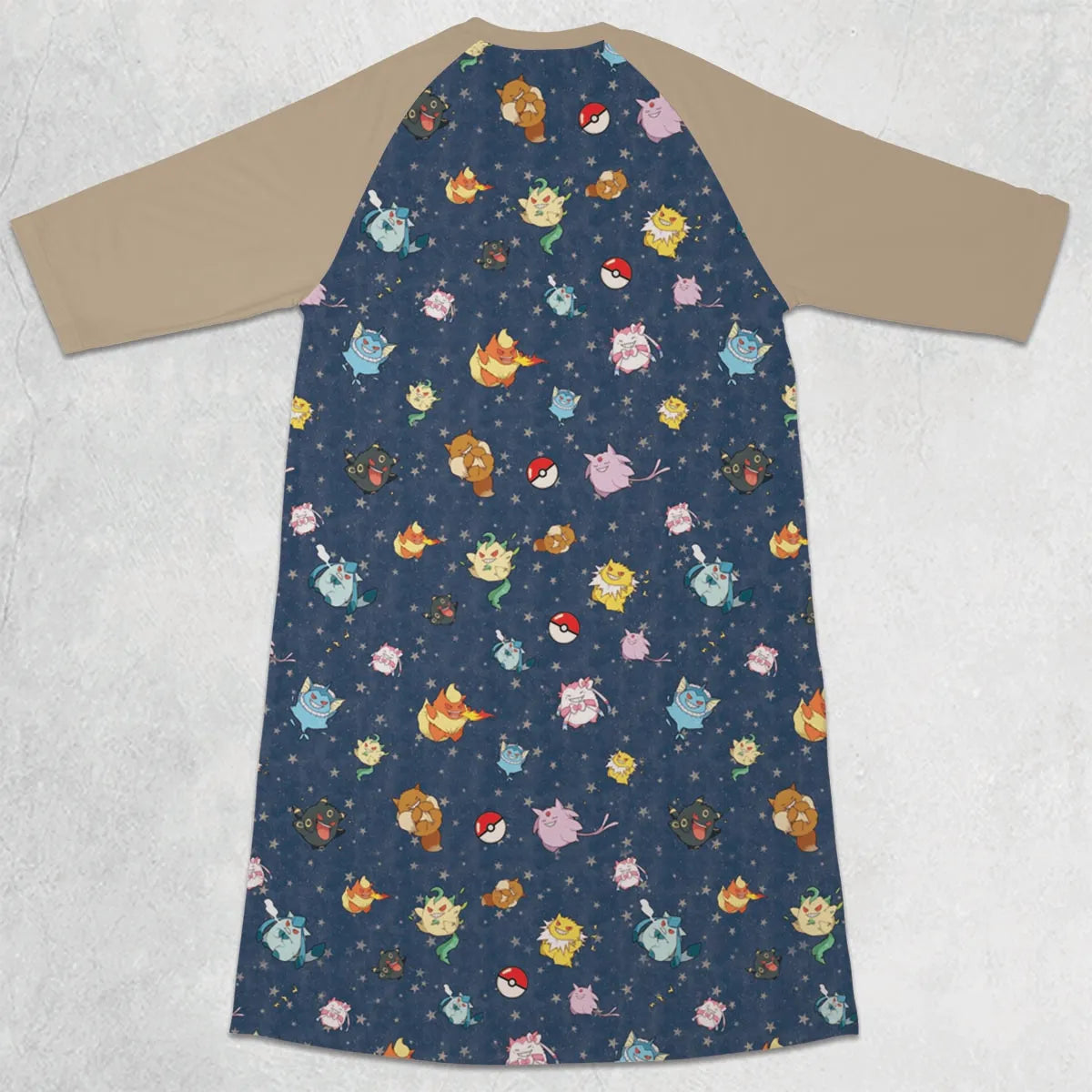 3/4 Sleeve Raglan Dress - M6E61VV3