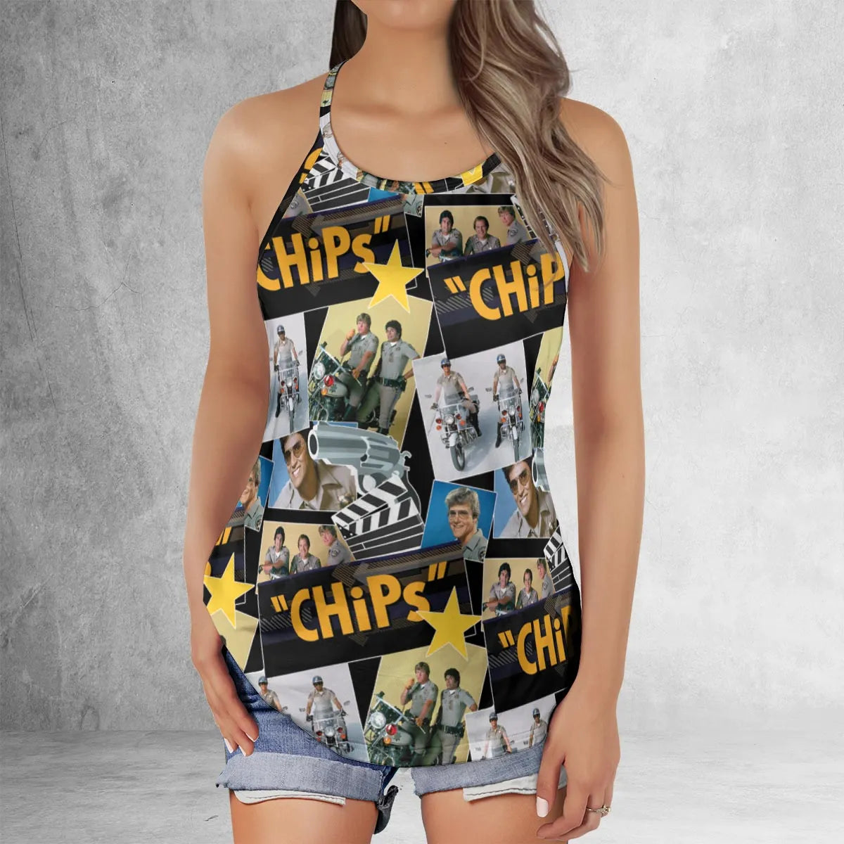 Criss Cross Tank Top - GUQMTLSD