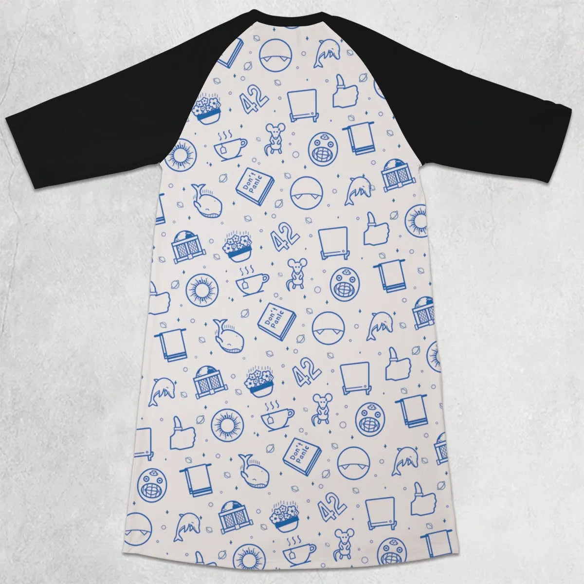 3/4 Sleeve Raglan Dress - HYZSA35E