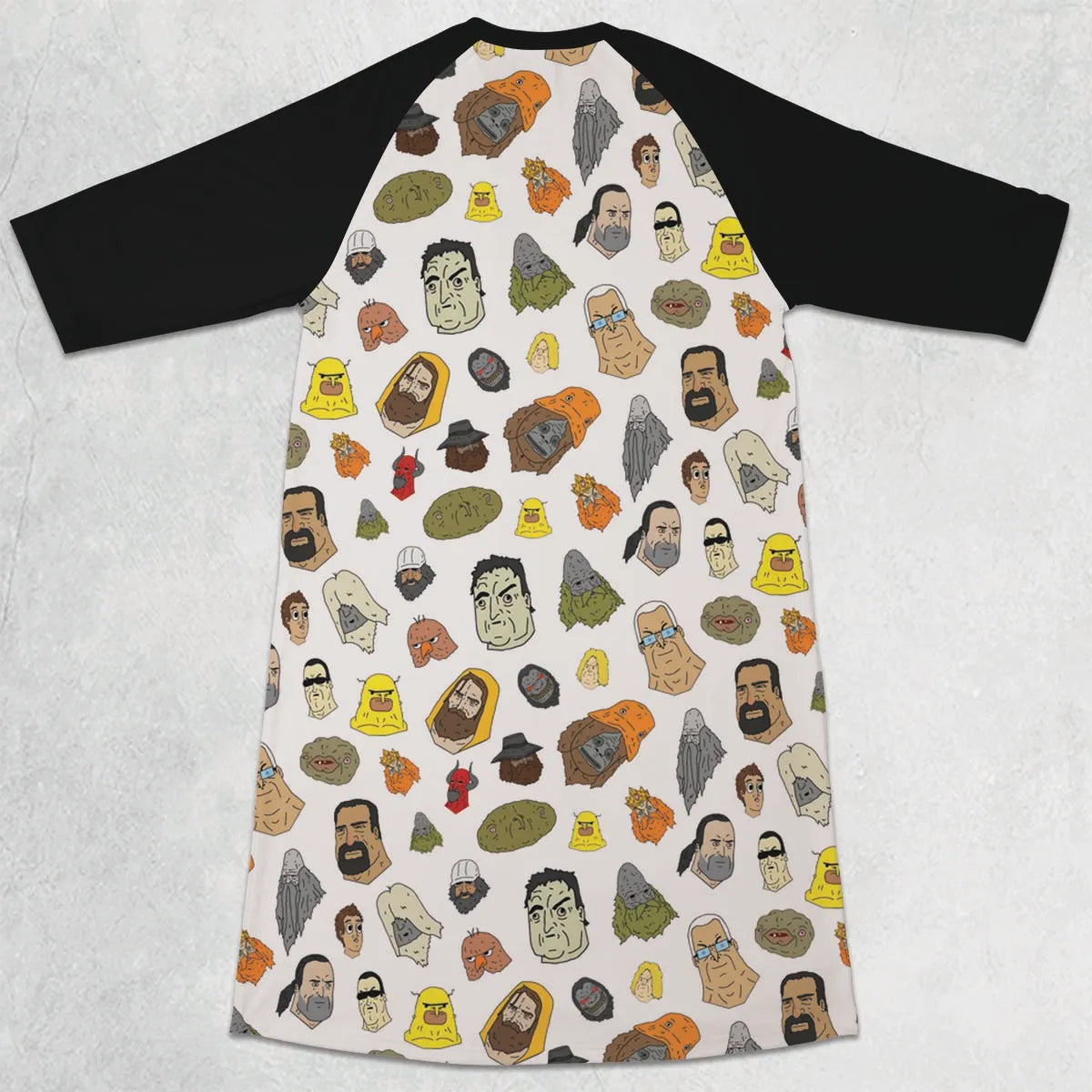 3/4 Sleeve Raglan Dress - GZ58VRNK