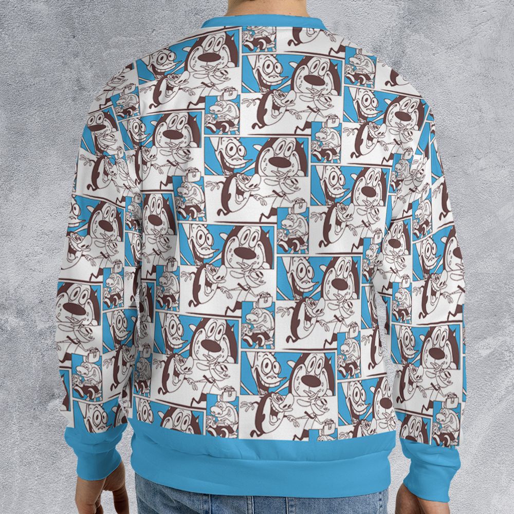 All-over Print Sweatshirt - XE4UD3VZ -  - 2