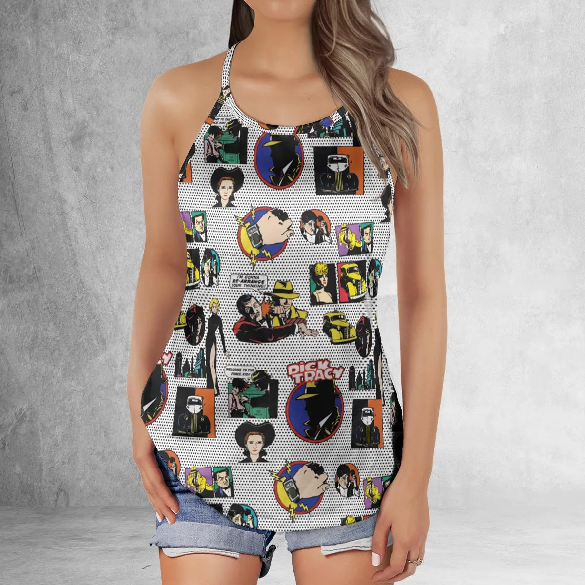 Criss Cross Tank Top - LBTTY6JA