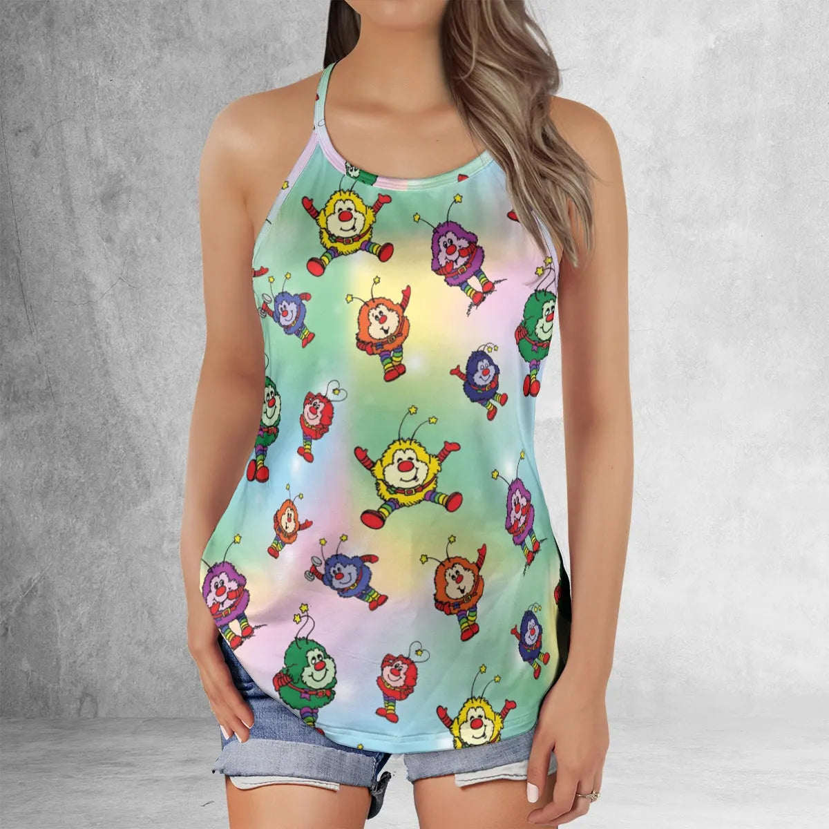 Criss Cross Tank Top - 8C8JXPBK