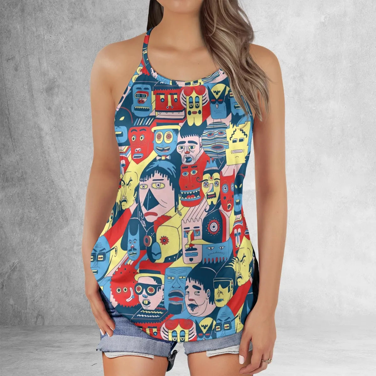 Criss Cross Tank Top - EUVGQETJ