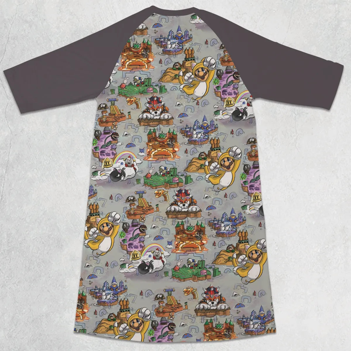 3/4 Sleeve Raglan Dress - LTACXY5Q
