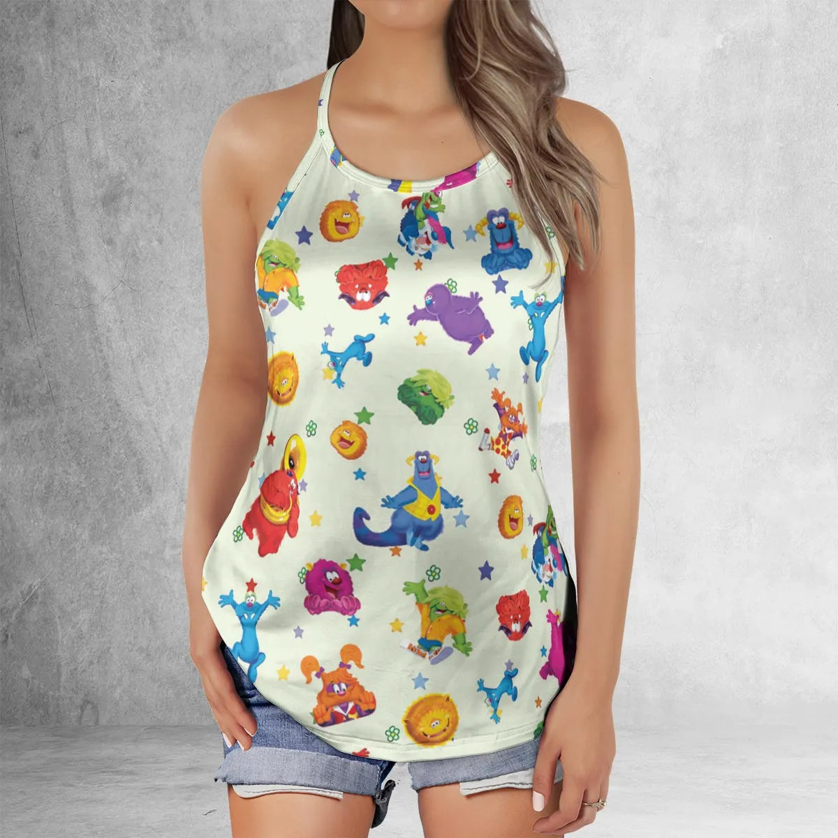 Criss Cross Tank Top - AK7J6T1P