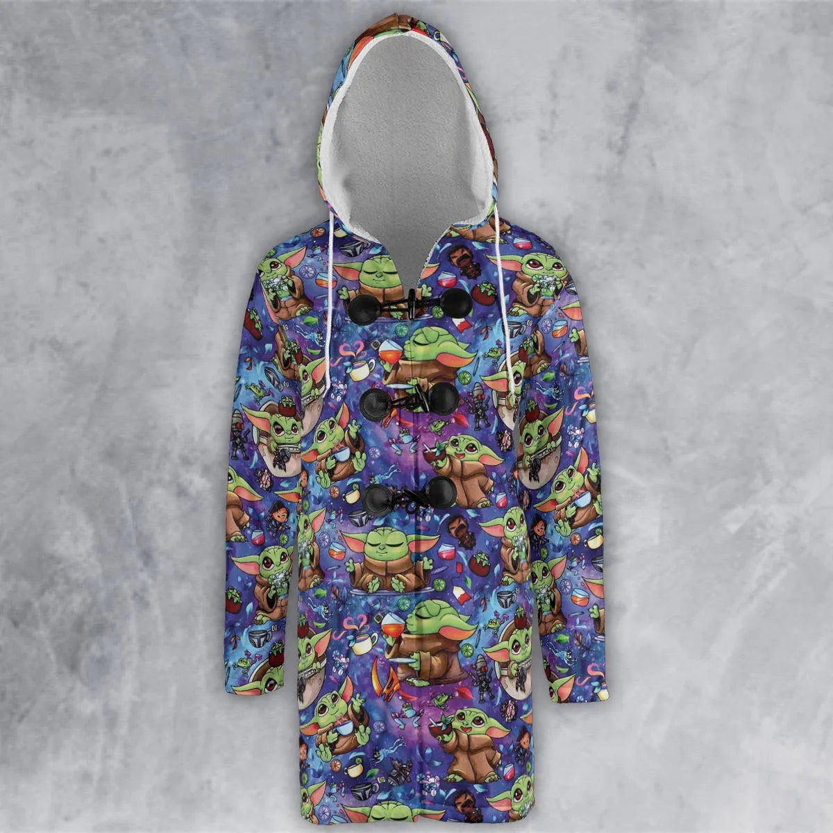 Hooded Cloak Coat - 1F669GYK