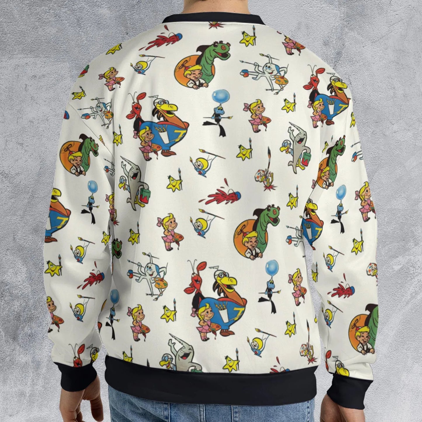 All-over Print Sweatshirt - 1U2QK3KL