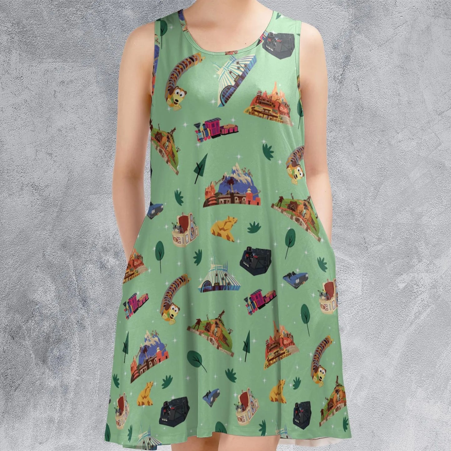 Sleeveless Dress - GCMZWFKQ