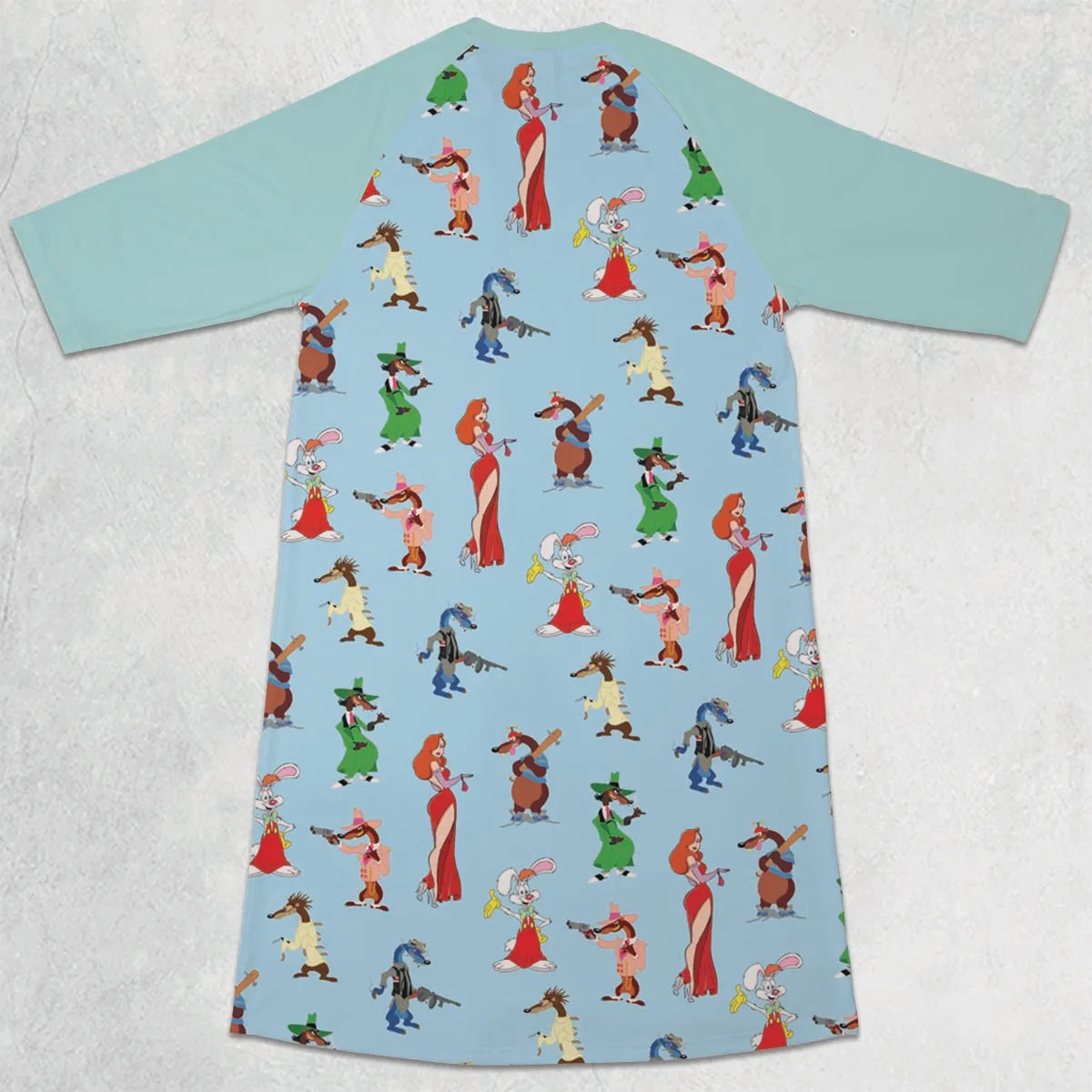 3/4 Sleeve Raglan Dress - X2CUYYAZ