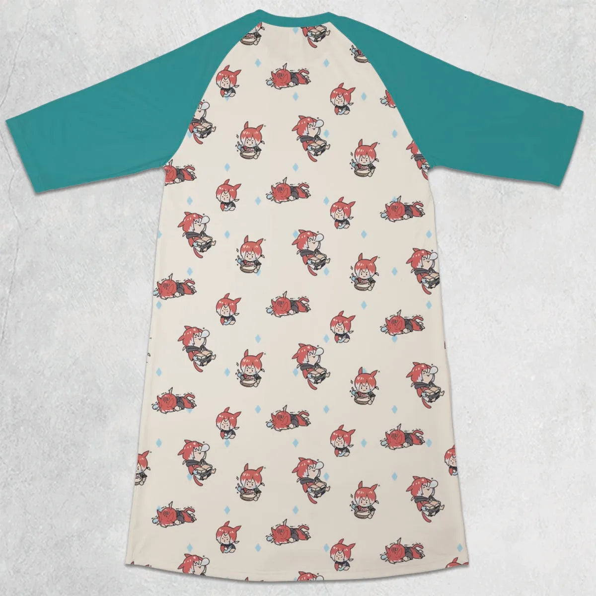 3/4 Sleeve Raglan Dress - 2JPKETYF