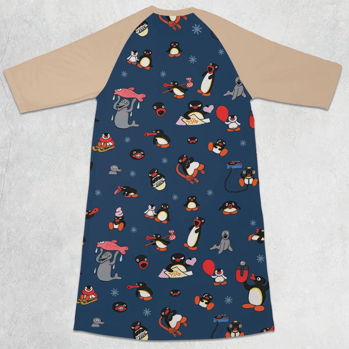 3/4 Sleeve Raglan Dress - U4JBBC3C