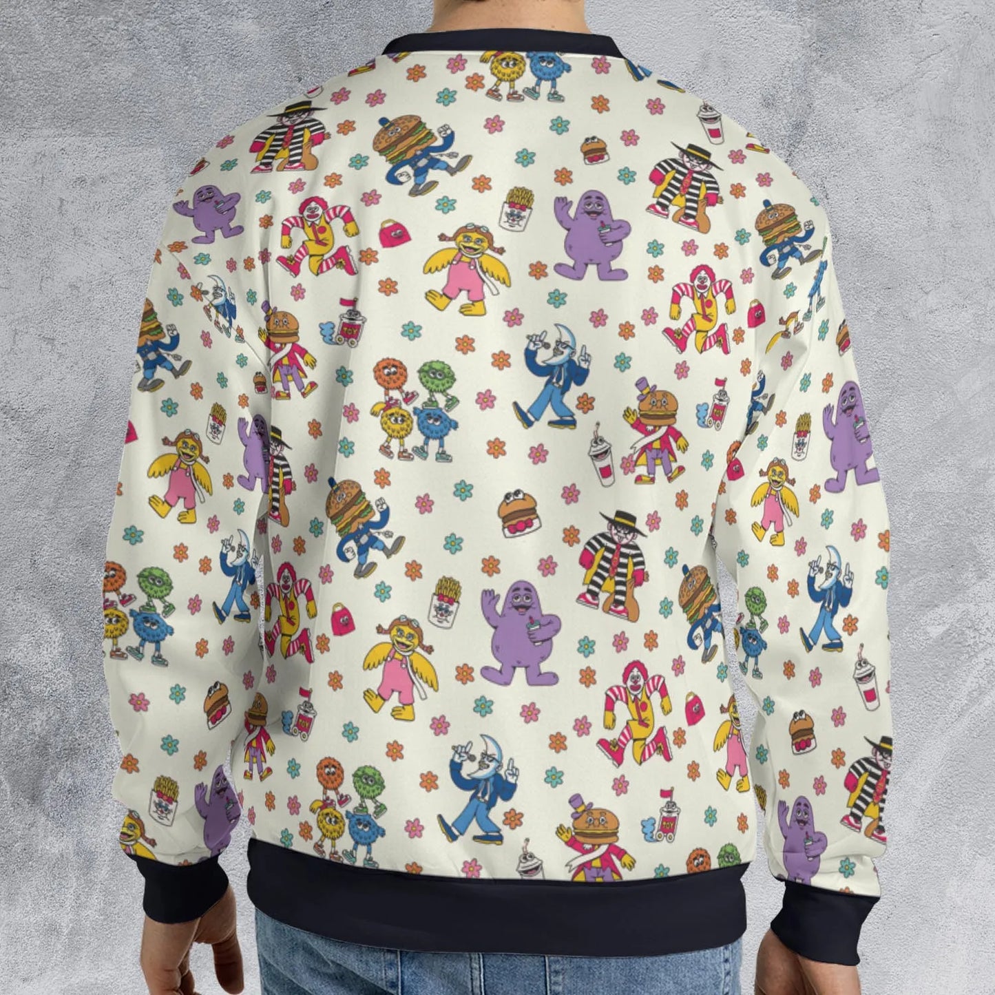 All-over Print Sweatshirt - QJ9XMLXU