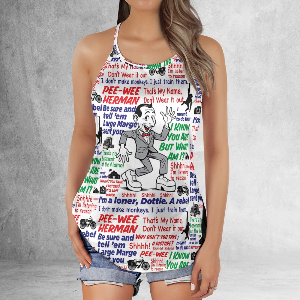 Criss Cross Tank Top - 6AZZUZ4W -  - 2