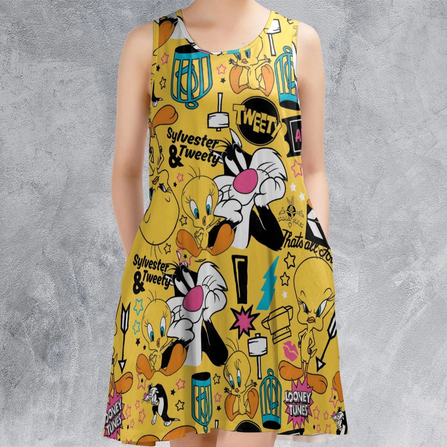 Sleeveless Dress - B44Z6XV5