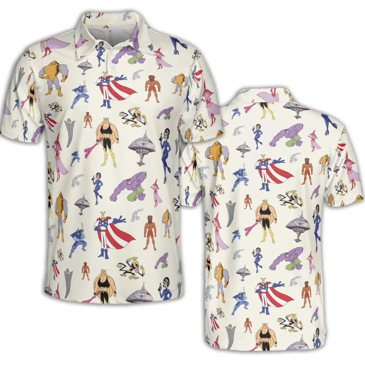 AOP Men/Women Polo Shirt - 4DTXF2EE