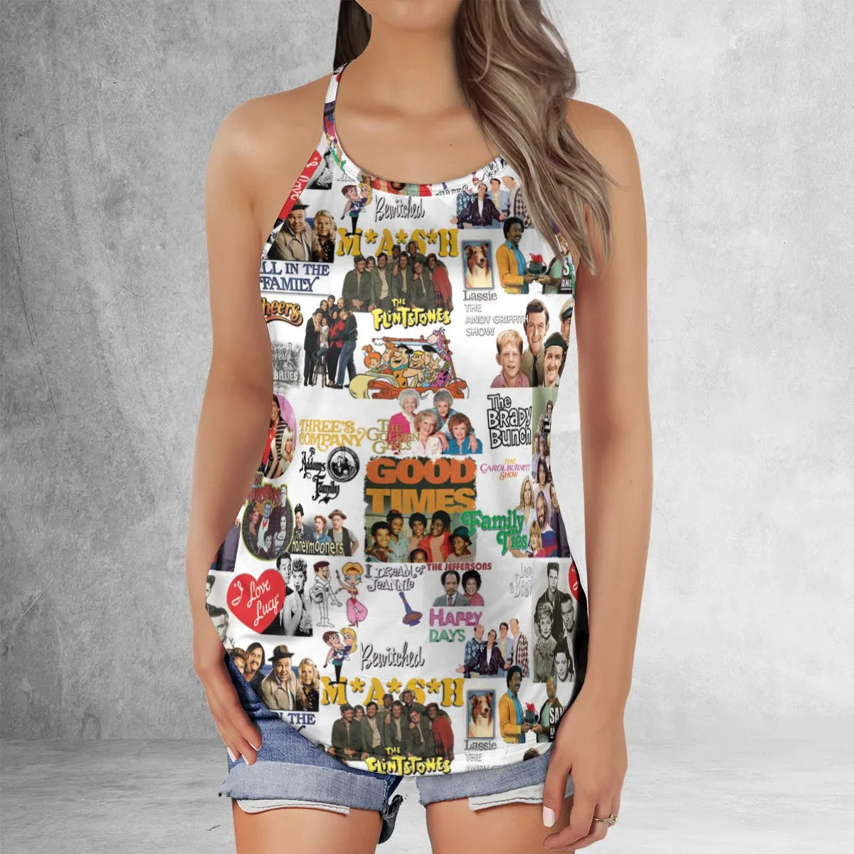 Criss Cross Tank Top - LH4VBLZ9