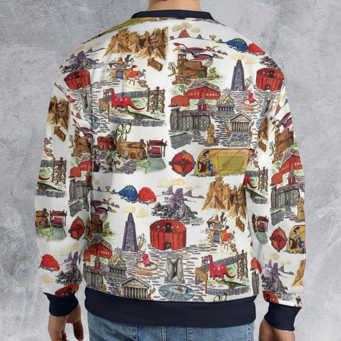 All-over Print Sweatshirt - FAFYNJAF