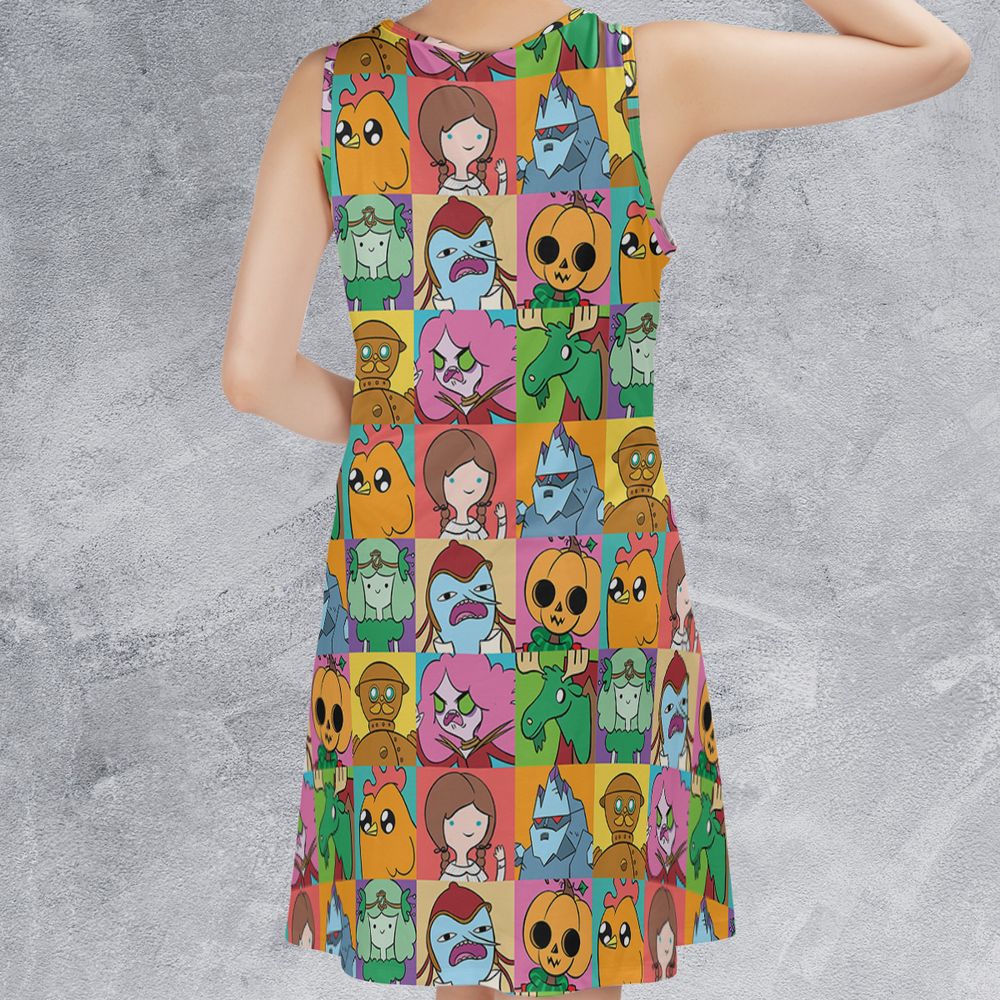 Sleeveless Dress - DG3823TU -  - 2