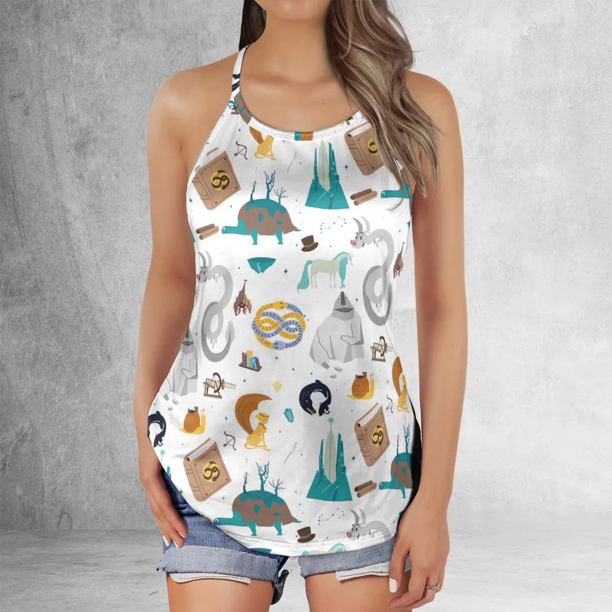 Criss Cross Tank Top - CRNMZJ61