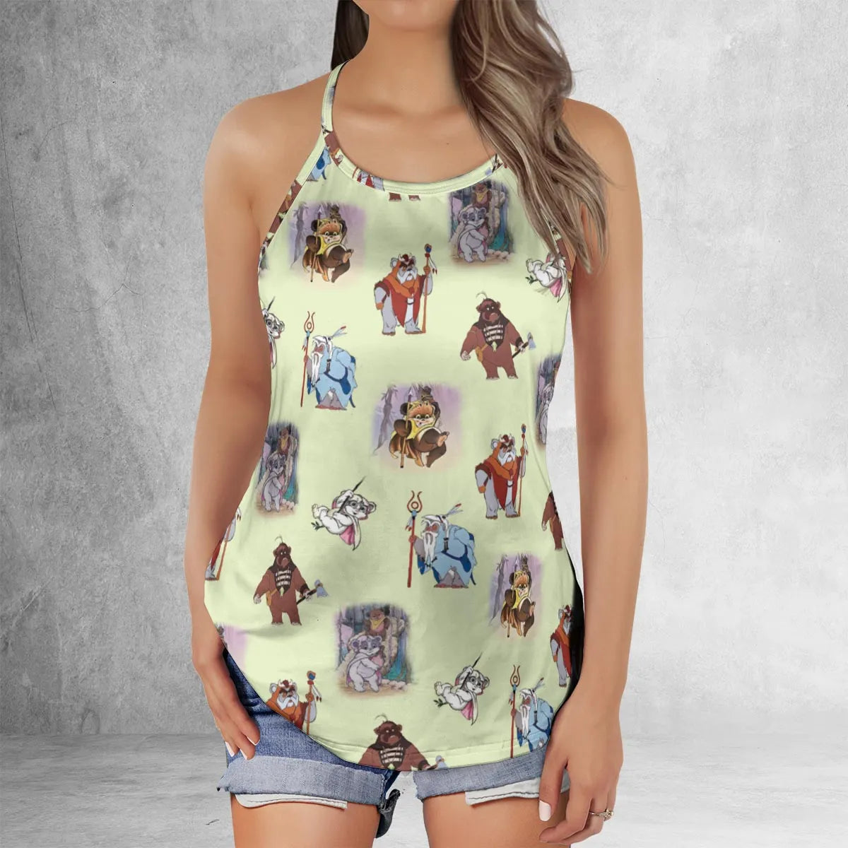 Criss Cross Tank Top - Y455VYKQ
