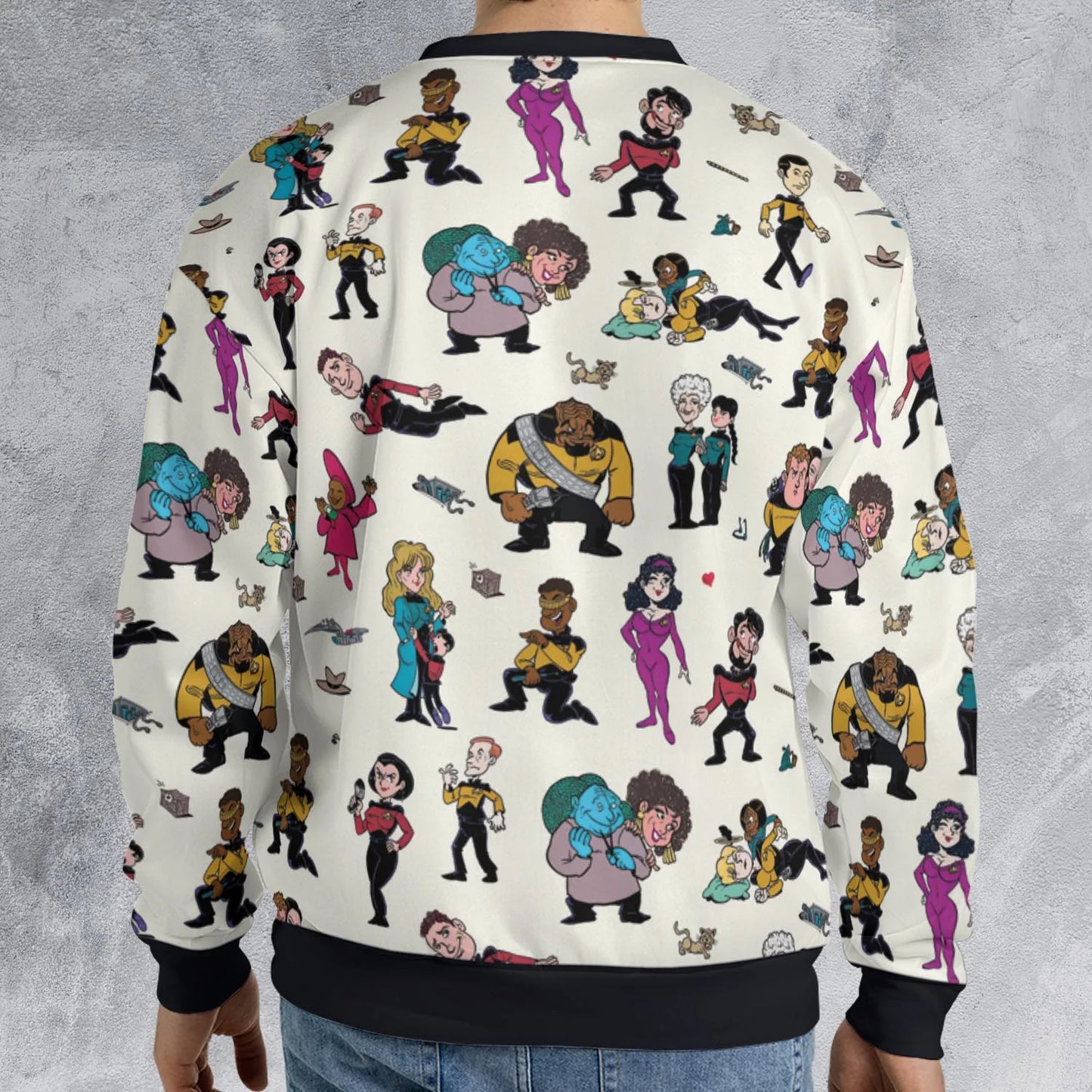 All-over Print Sweatshirt - DW5YBERJ