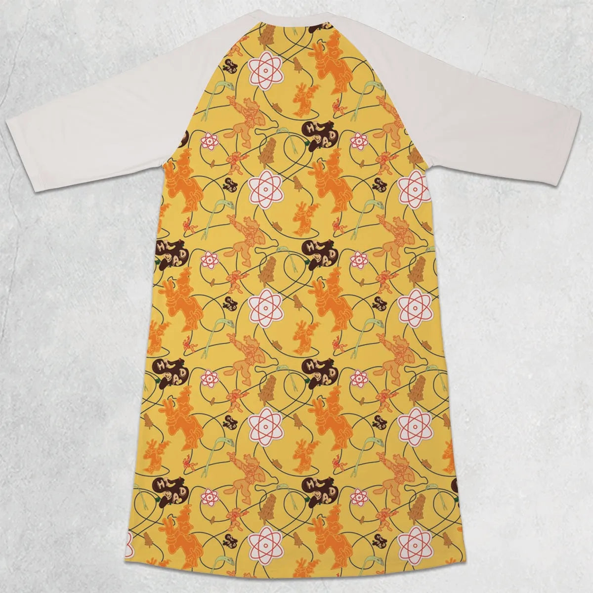 3/4 Sleeve Raglan Dress - H2UPGTNL