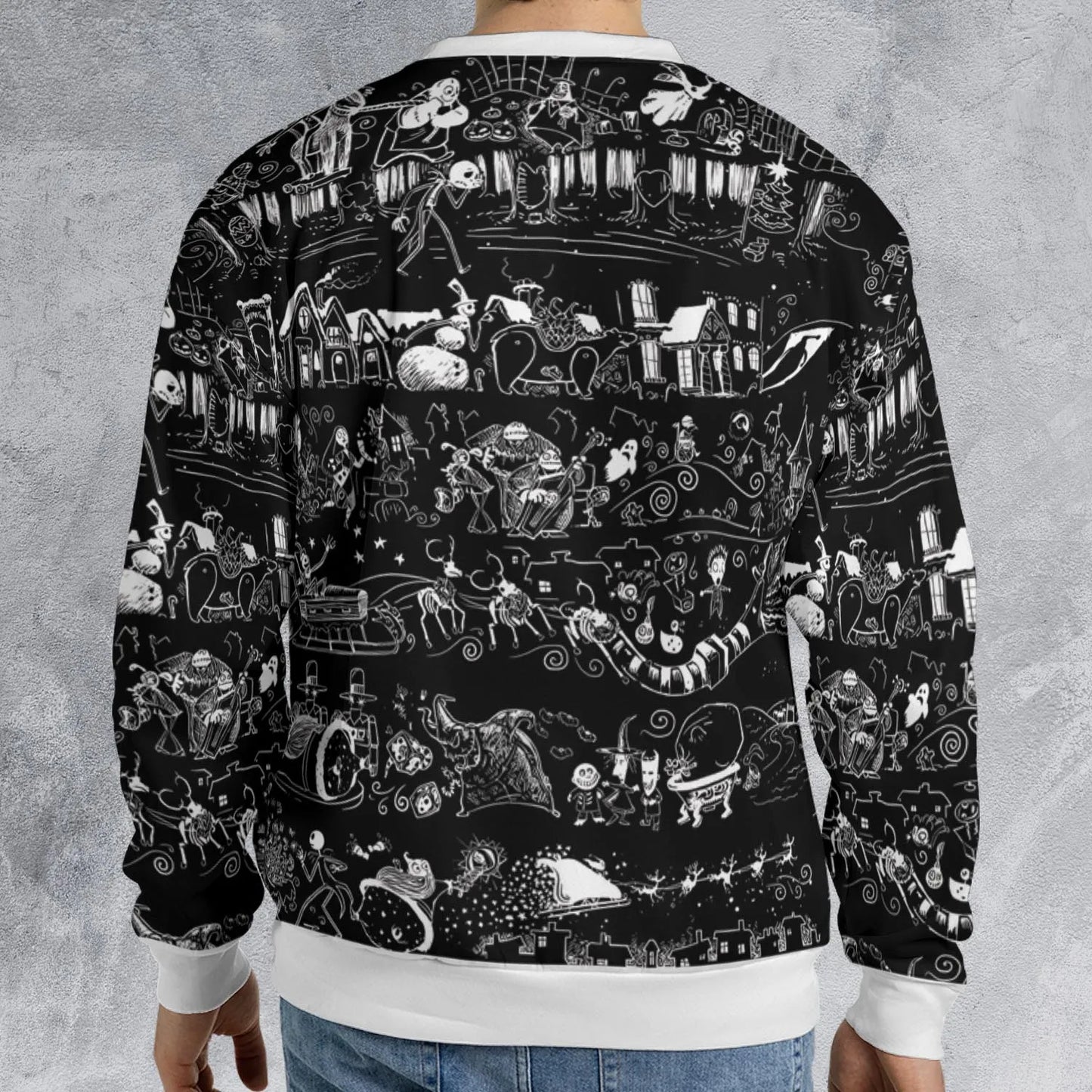 All-over Print Sweatshirt - DA49NKV6